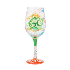 Lolita Happy 40th Birthday Handpainted Wine Glass, 15 oz. - Wine Glasses &  Wine Tumblers - Hallmark