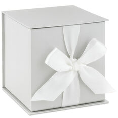 Voila Embossed Foil Square Gift Boxes with Lids