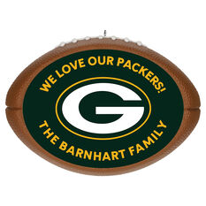 Personalized Green Bay Packers 2022 Ball Christmas Ornament