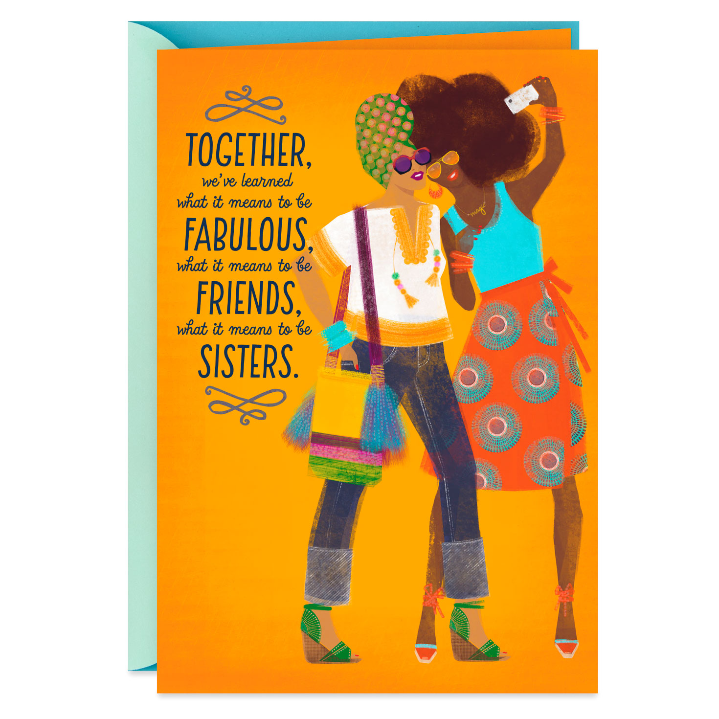 Happy Birthday Friend Sister Images Fabulous Friends Birthday Card For Sister - Greeting Cards - Hallmark