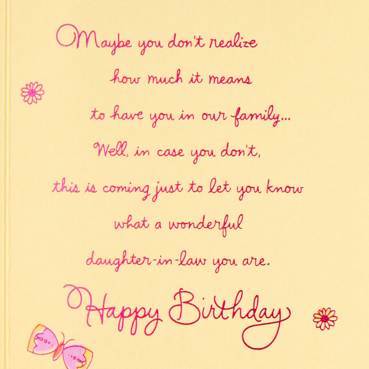 How Special You Are Birthday Card for Daughter-in-Law - Greeting Cards ...