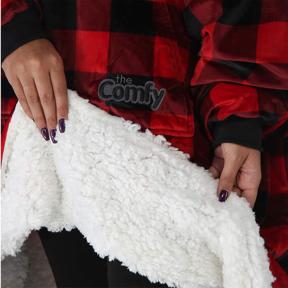 The Comfy Original Wearable Blanket in Red Plaid - Loungewear