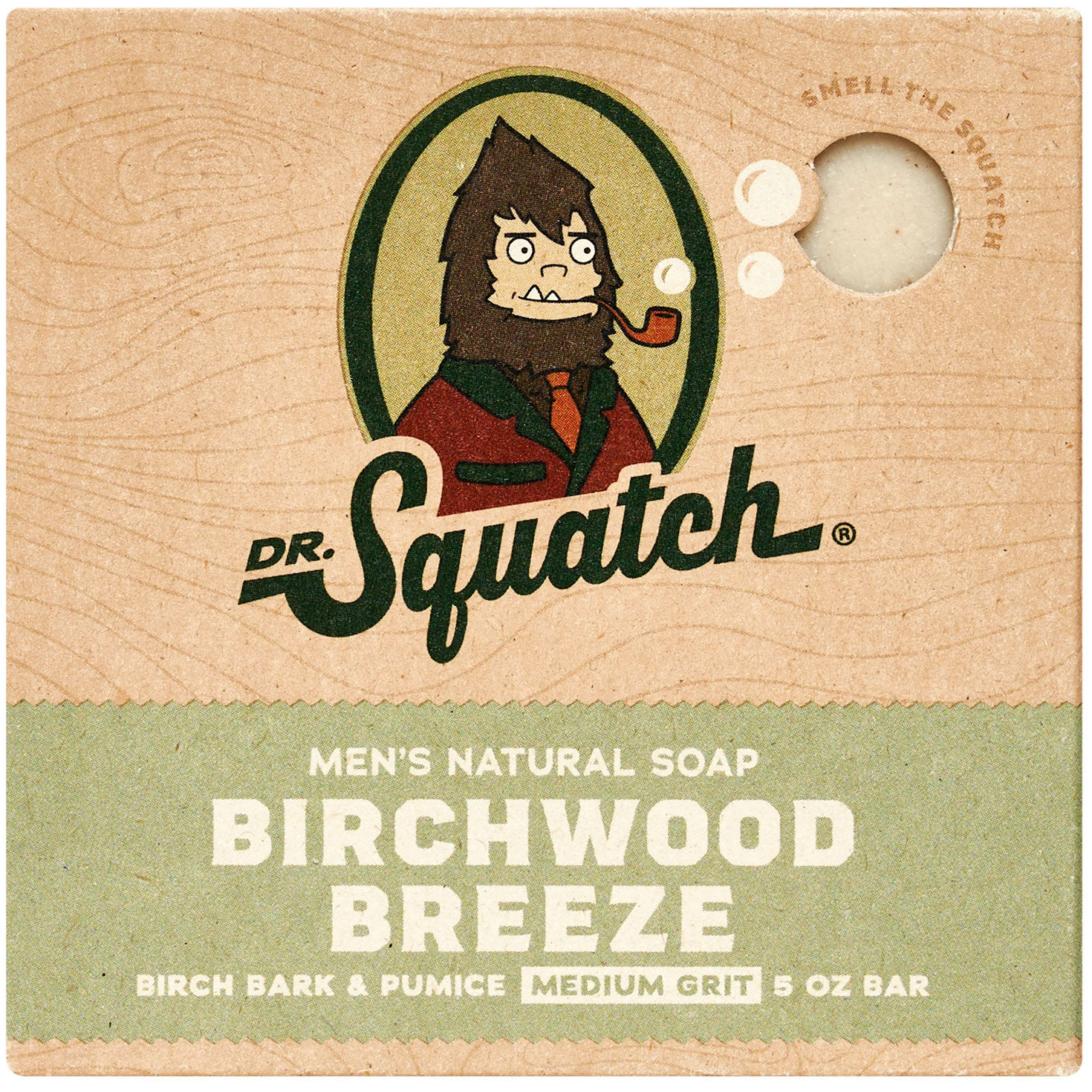 Dr. Squatch Natural Bar Soap, Birchwood Breeze, 5 oz 