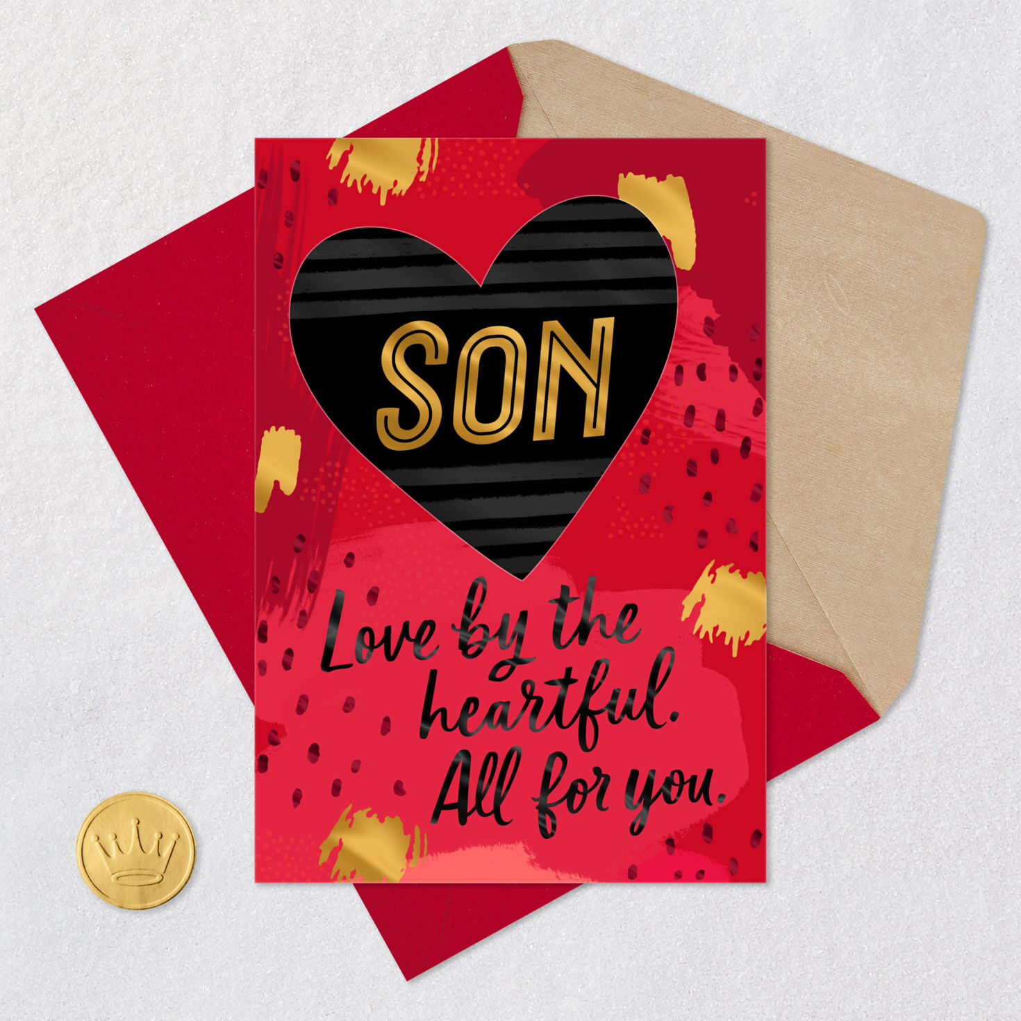 Love By the Heartful Valentine's Day Card for Son