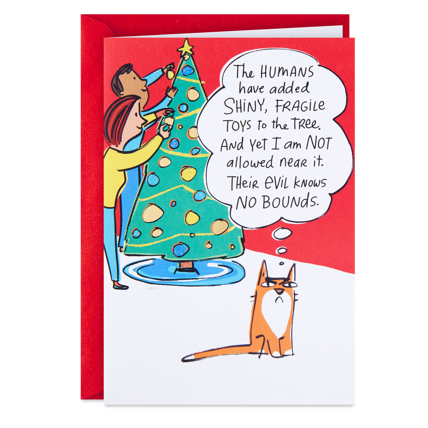Holiday Joy With No Bounds Funny Christmas Card for only USD 3.99 | Hallmark