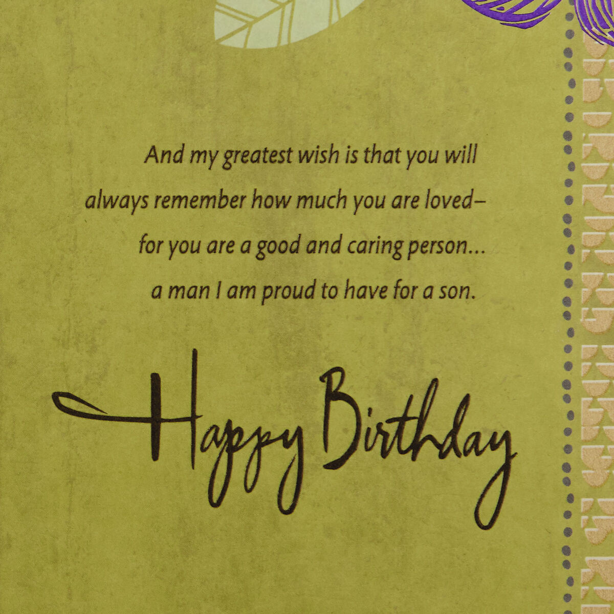 Wishes from My Heart Birthday Card for Son - Greeting Cards - Hallmark