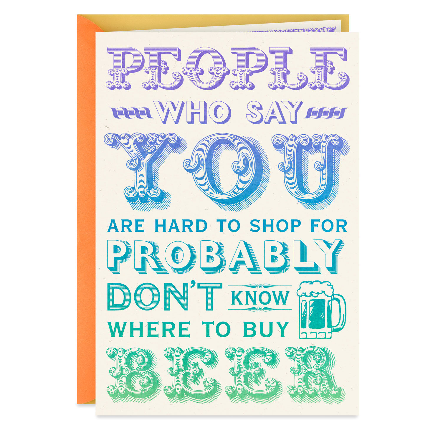 You're Hard to Shop For Funny Birthday Card for only USD 2.99 | Hallmark