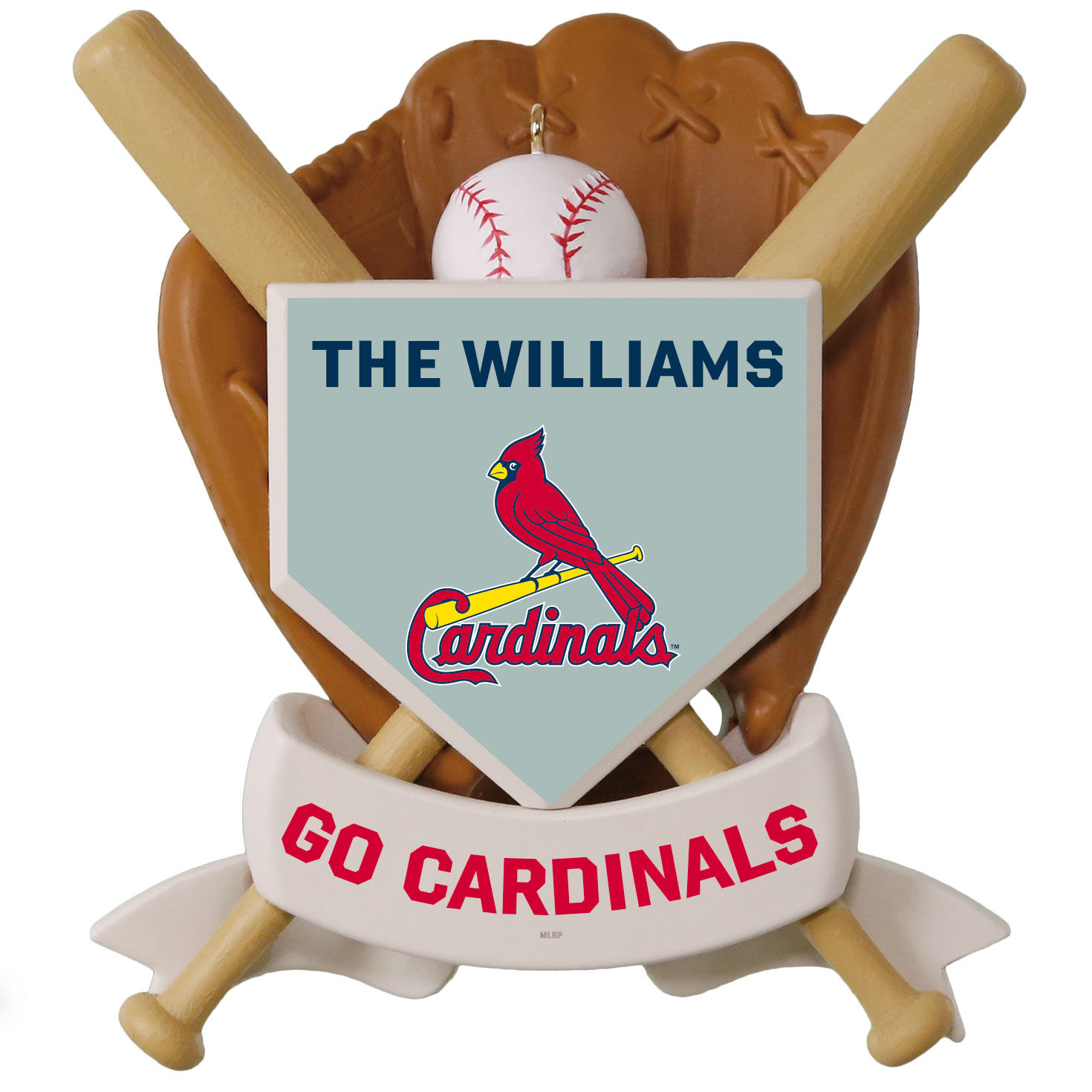 MLB St. Louis Cardinals™ Baseball Jersey Metal Hallmark Ornament