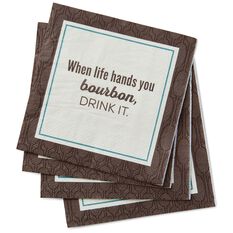 hallmark napkins bourbon cocktail drink pack