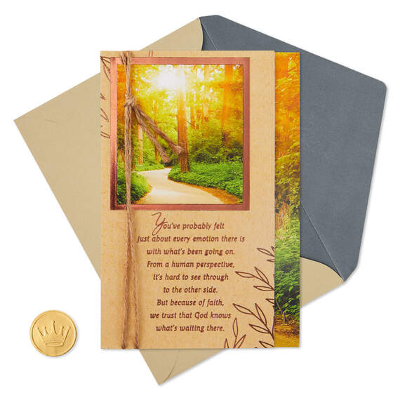 God Will Not Leave You Alone Religious Encouragement Card, , large image number 5