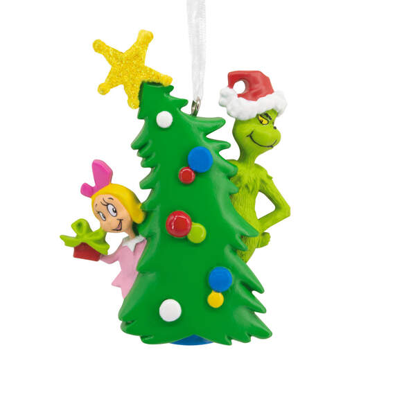 Dr. Seuss's How the Grinch Stole Christmas!™ Grinch With Cindy-Lou Who Hallmark Ornament, , large image number 1