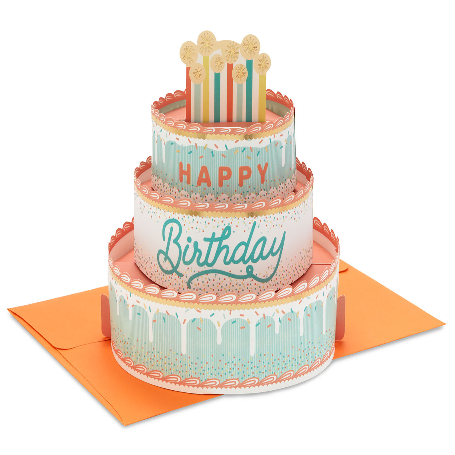 Birthday Cake Pop-Up Card 3 Original Designs - YouTube