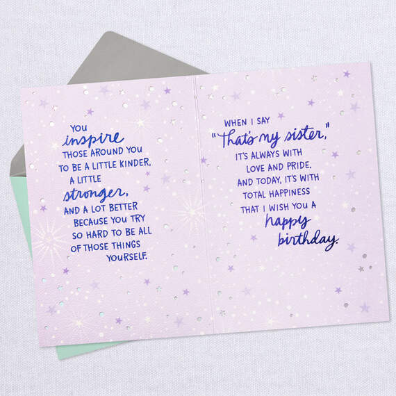 An Incredible Woman Birthday Card for Sister - Greeting Cards | Hallmark