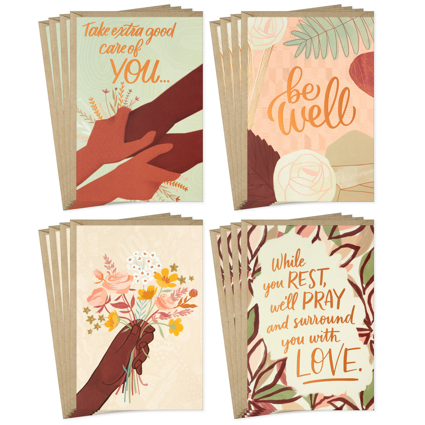 Surrounded With Love Assorted Boxed Get Well Cards, Pack of 16 for only USD 9.99 | Hallmark