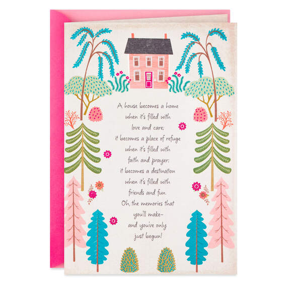 A House Filled With Love Religious New Home Congratulations Card