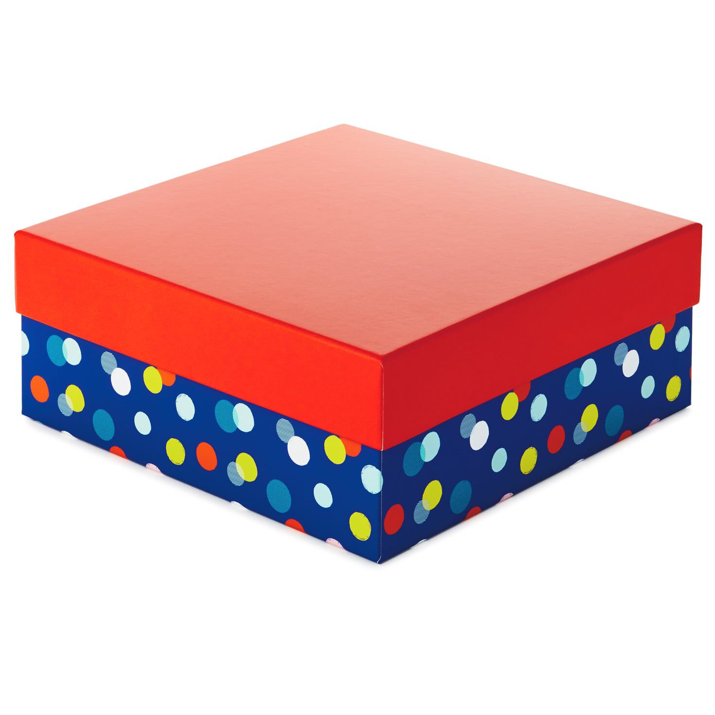 10" Square Multicolor Dots Gift Box for only USD 9.99 | Hallmark