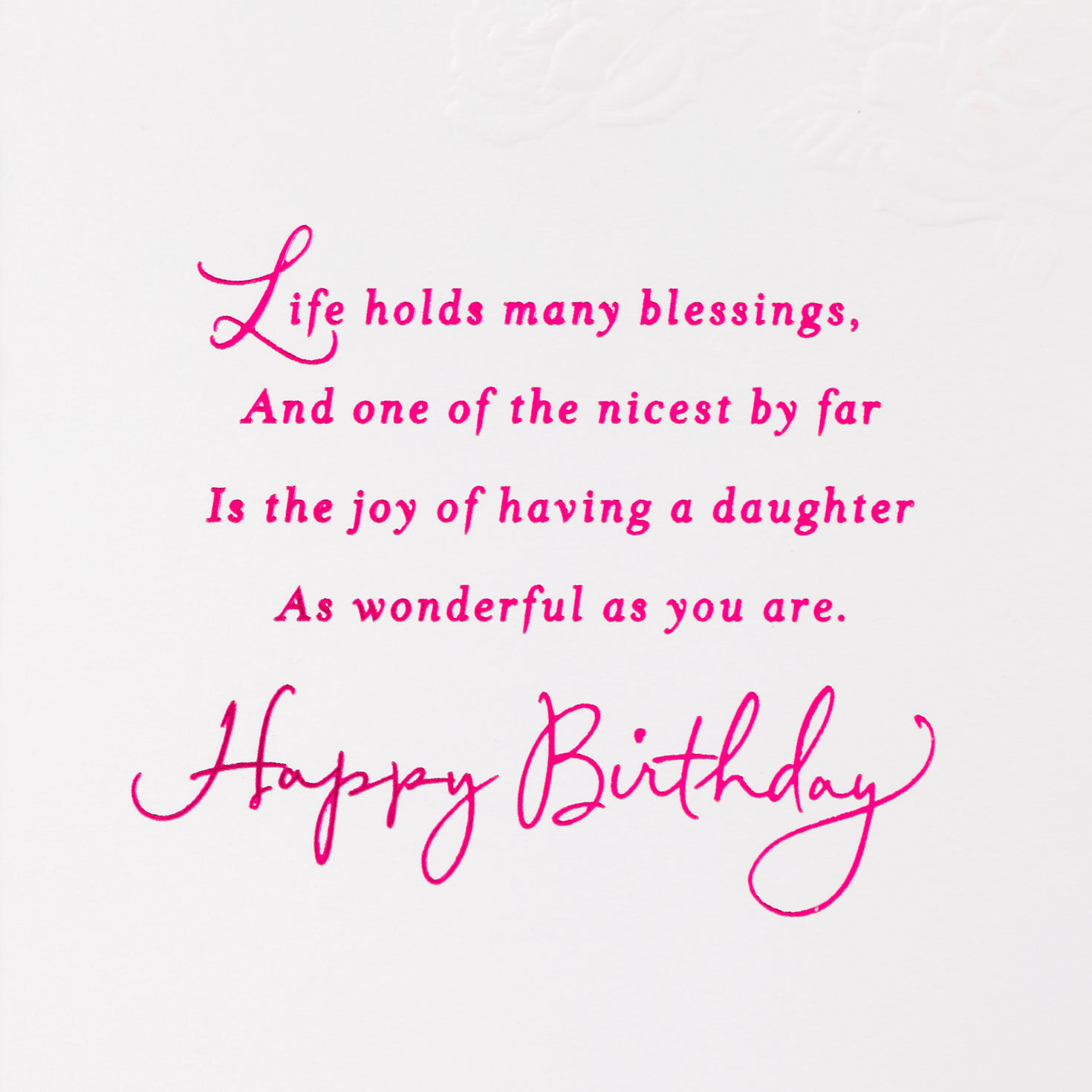A Daughter As Wonderful As You Birthday Card From Both of Us for only USD 3.99 | Hallmark