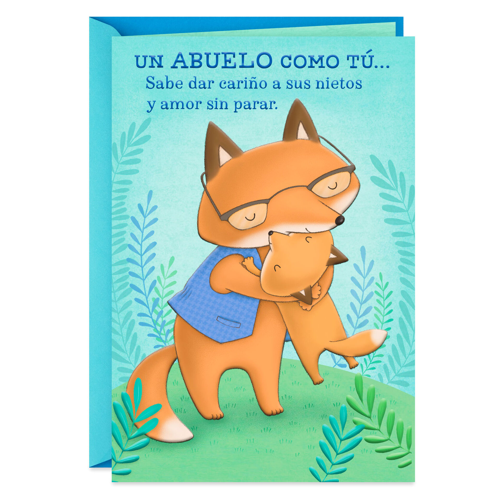 Download Foxes Hugging Spanish Language Father S Day Card For Grandpa Greeting Cards Hallmark