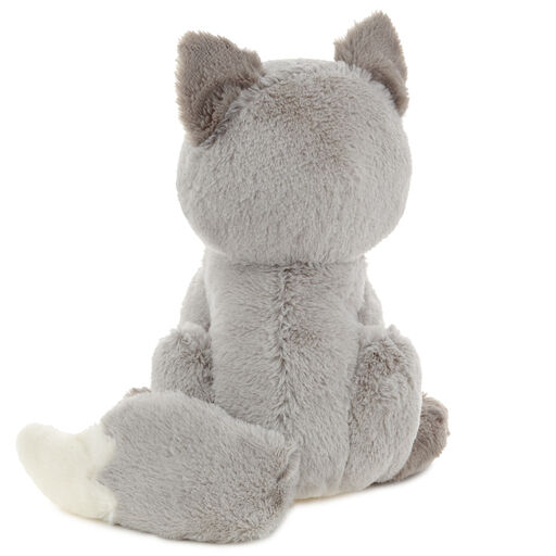 Silver Baby Fox Stuffed Animal, 8", 