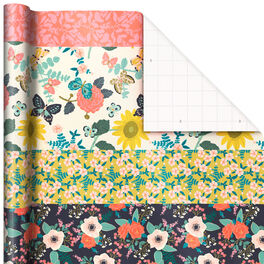 Rose' Floral Wrapping Paper (36 Sq. ft.) | Innisbrook Wraps