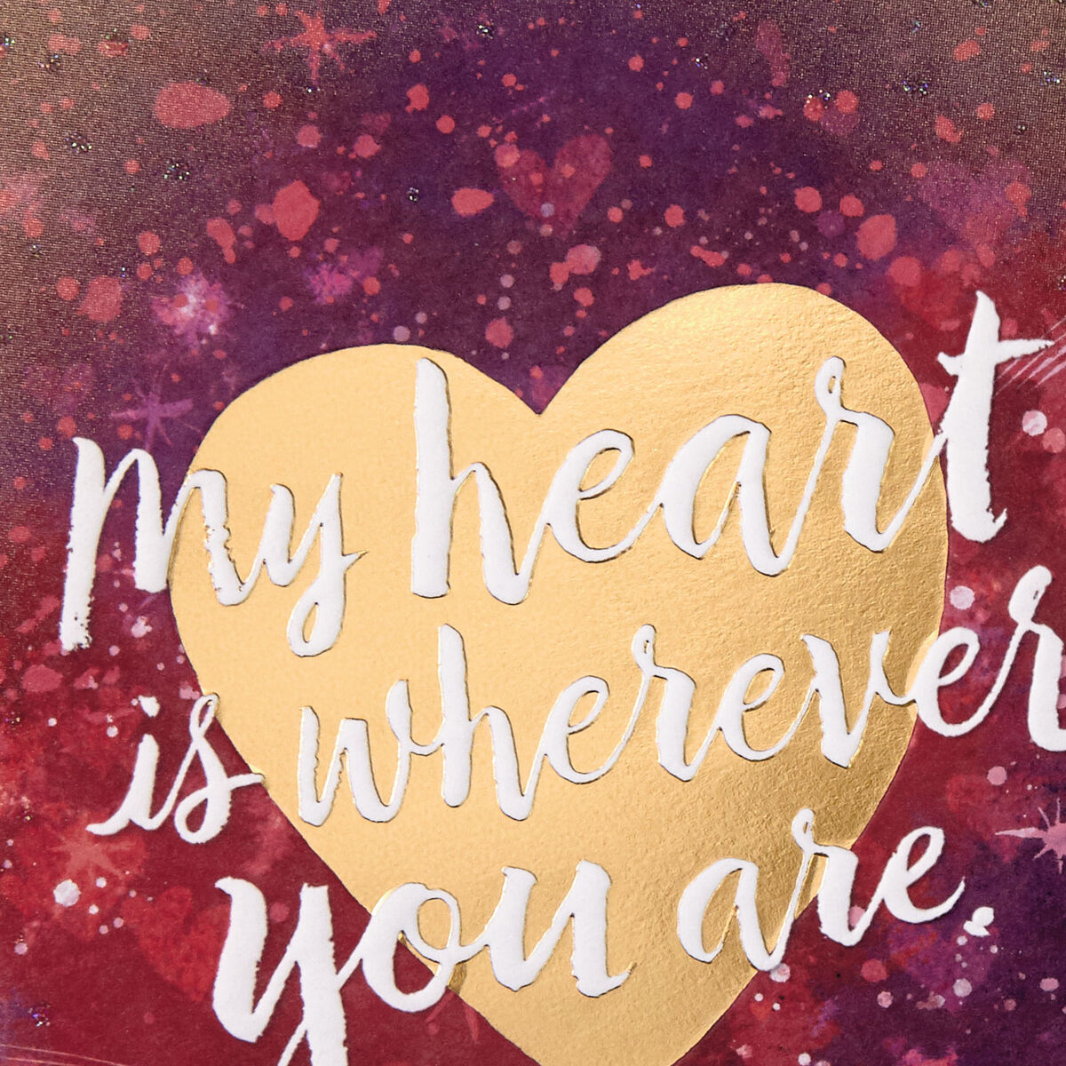 My Heart Is Wherever You Are Thinking of You Card - Greeting Cards