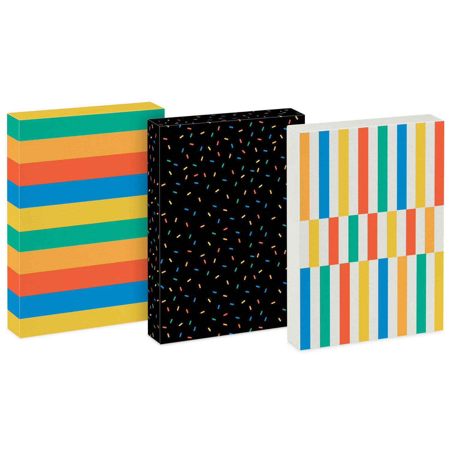 Confetti and Stripes 3-Pack Small Gift Boxes for only USD 5.49 | Hallmark
