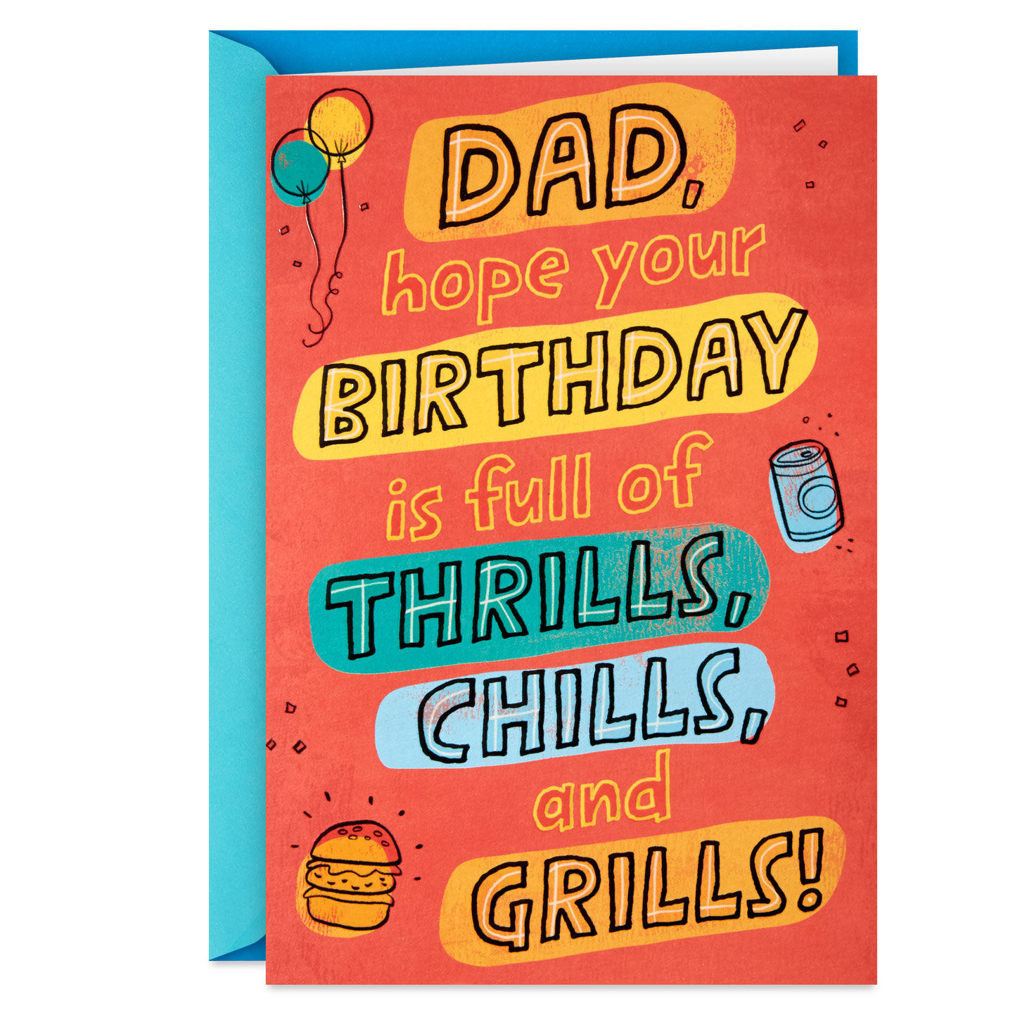 A Day of Thrills, Chills and Grills Pop-Up Birthday Card for Dad for only USD 5.59 | Hallmark