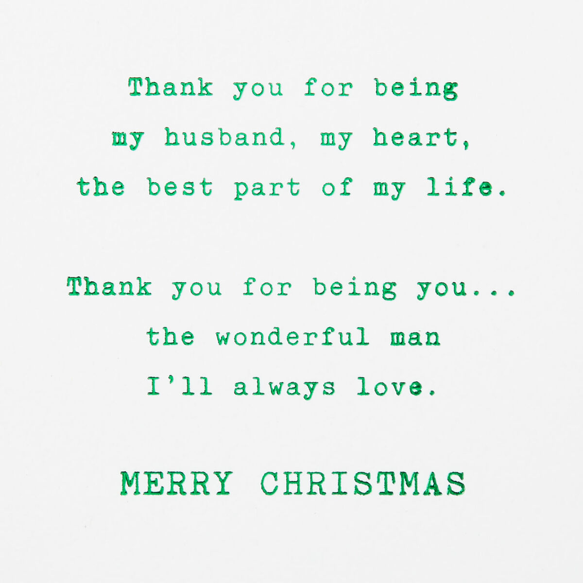 You're the Place My Heart Calls Home Christmas Card for Husband ...