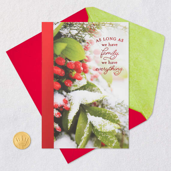 Family Is Everything Christmas Card for Both - Greeting Cards | Hallmark
