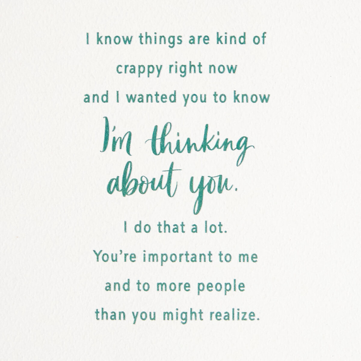 You're Important to Me Encouragement Card - Greeting Cards - Hallmark