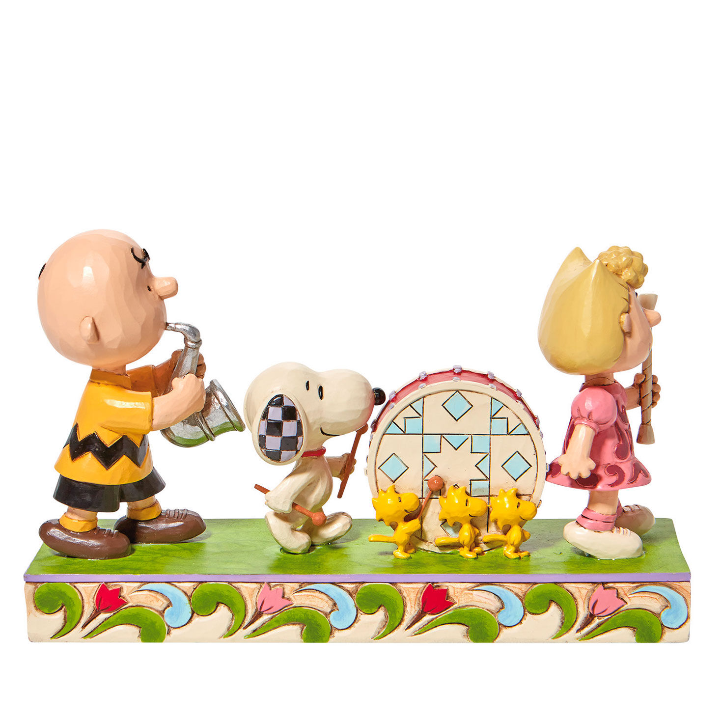 Jim Shore Peanuts Marching Band Figurine, 4.625