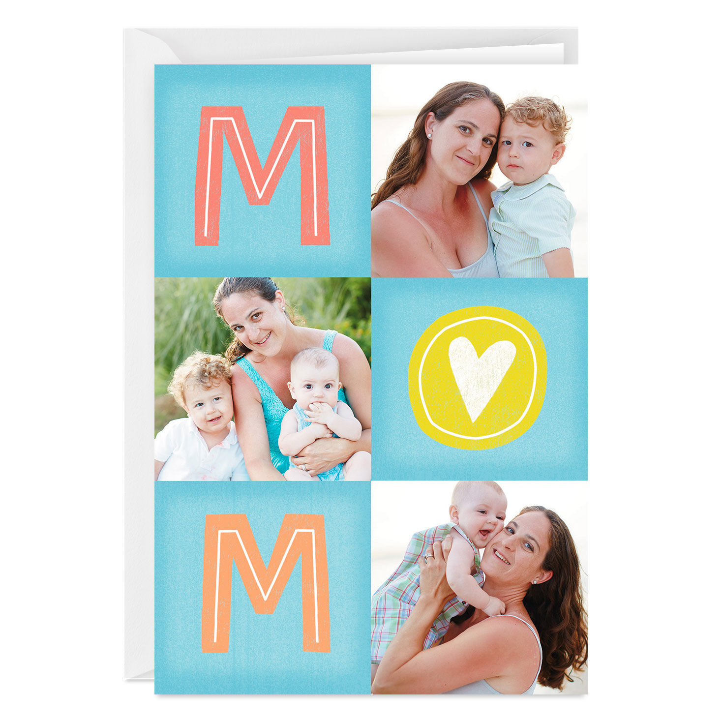 Personalized Photo Collage and Mom Lettering Photo Card for only USD 4.99 | Hallmark