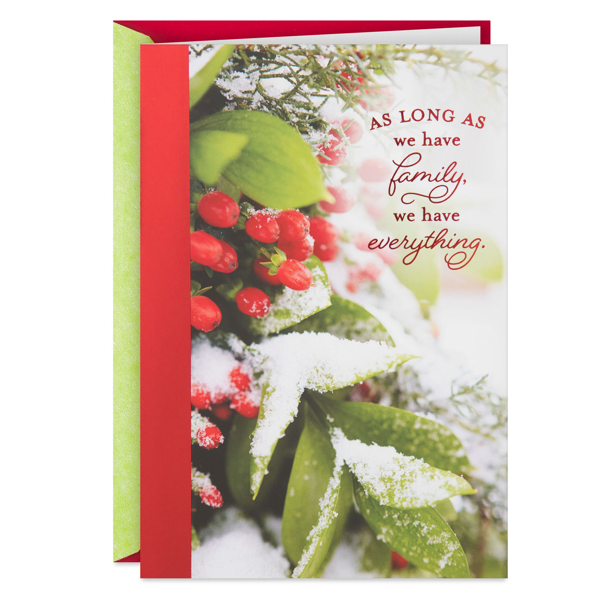 Family Is Everything Christmas Card for Both Greeting Cards Hallmark