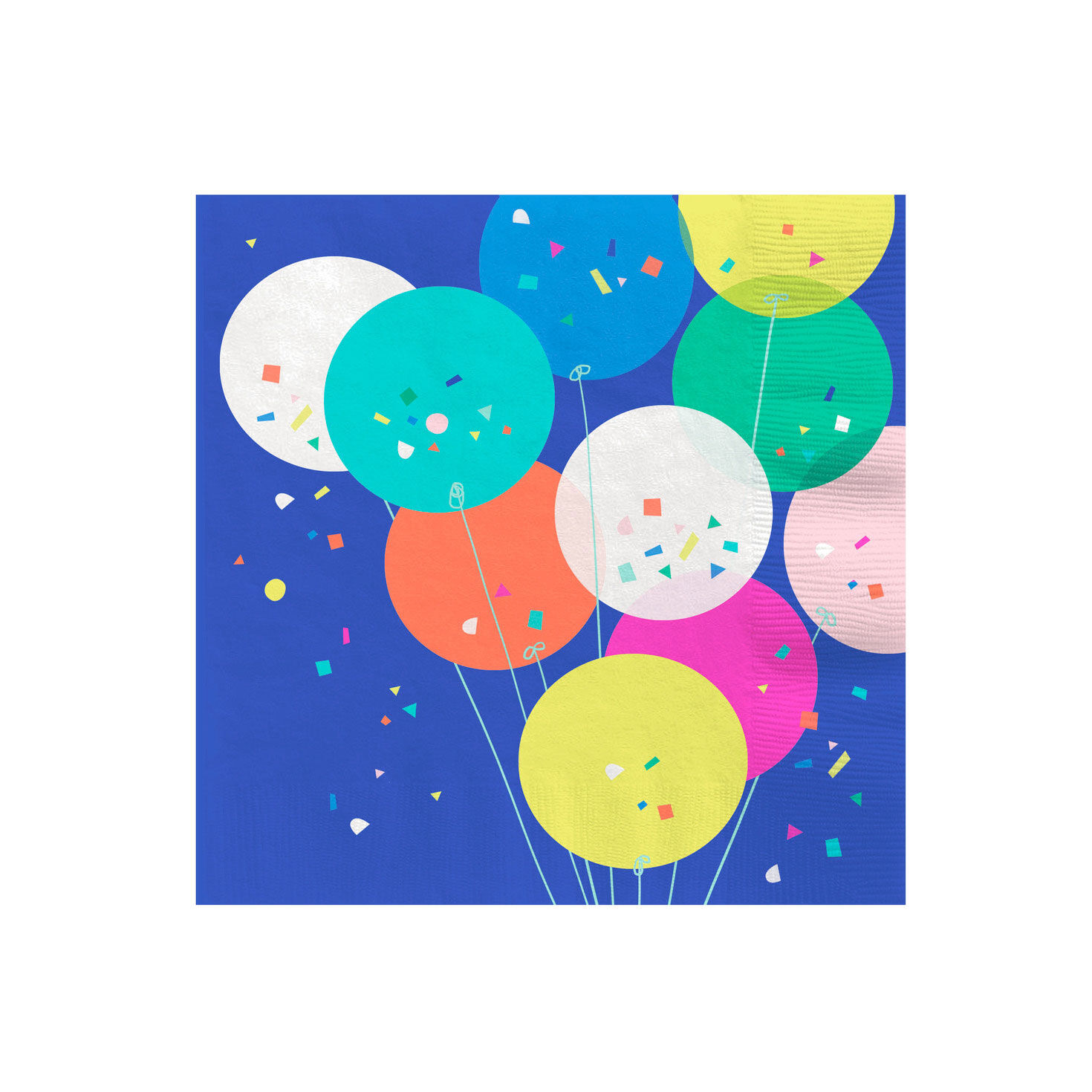 Balloons and Confetti Dinner Napkins, Set of 16 for only USD 4.99 | Hallmark