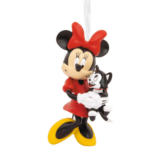 Disney Minnie Mouse Holding Kitten Hallmark Ornament
