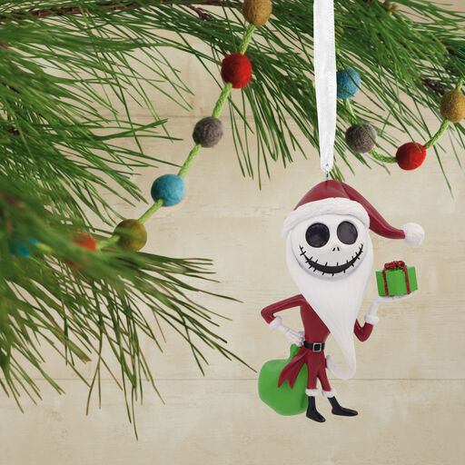 Disney Tim Burton's The Nightmare Before Christmas Jack as Sandy Claws Hallmark Ornament, 