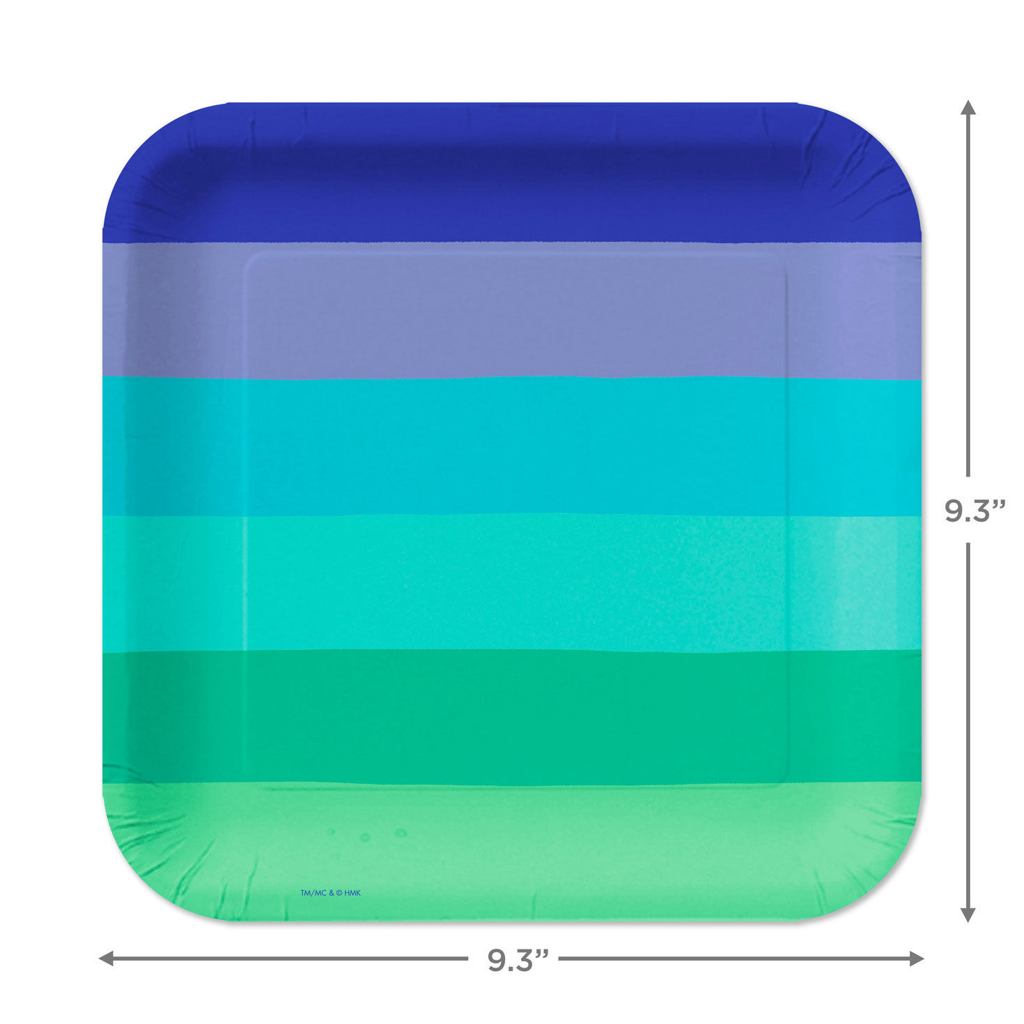 Cool Ombré Stripe Square Dinner Plates, Set of 8 for only USD 4.99 | Hallmark