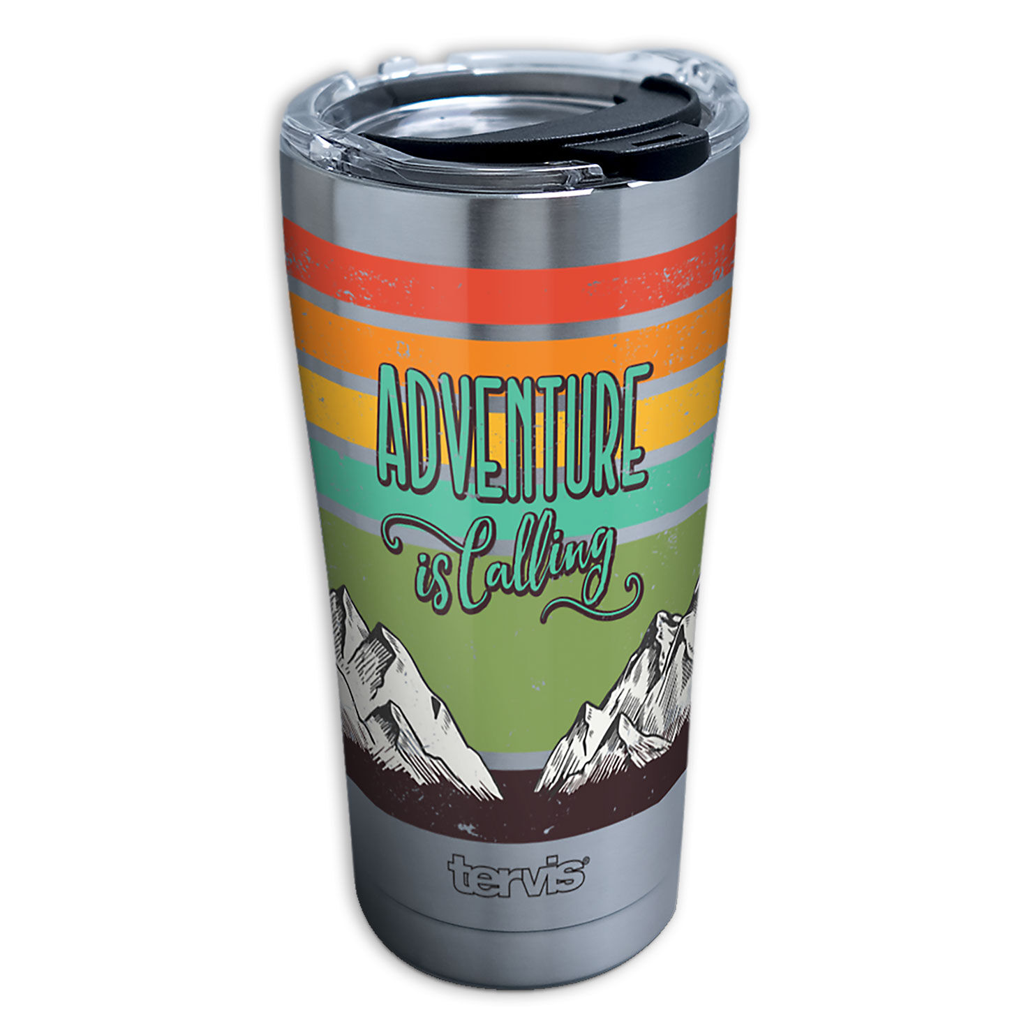Tervis Adventure Is Calling Made in USA Double Walled Insulated Tumbler Travel Cup Keeps Drinks Cold & Hot, 24oz, Classic
