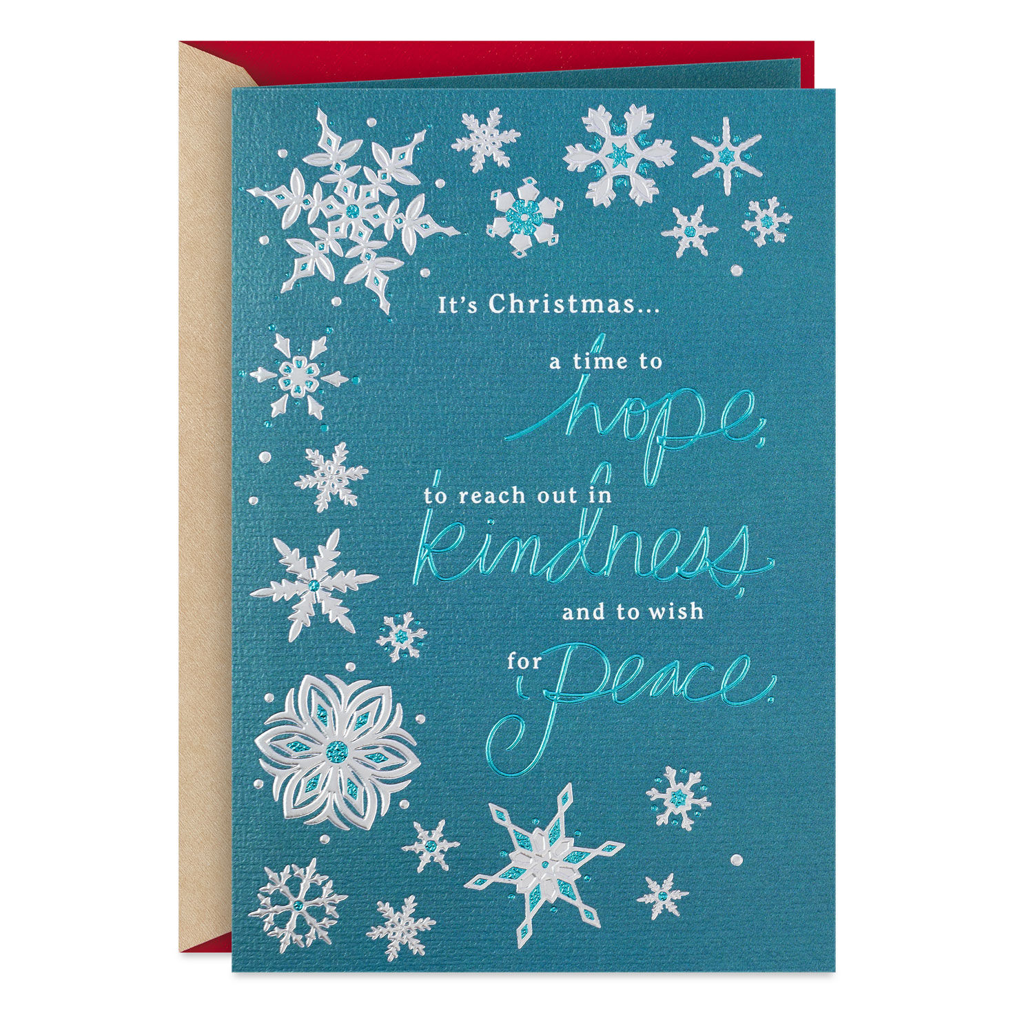 Shimmery Snowflakes Christmas Card for only USD 5.59 | Hallmark
