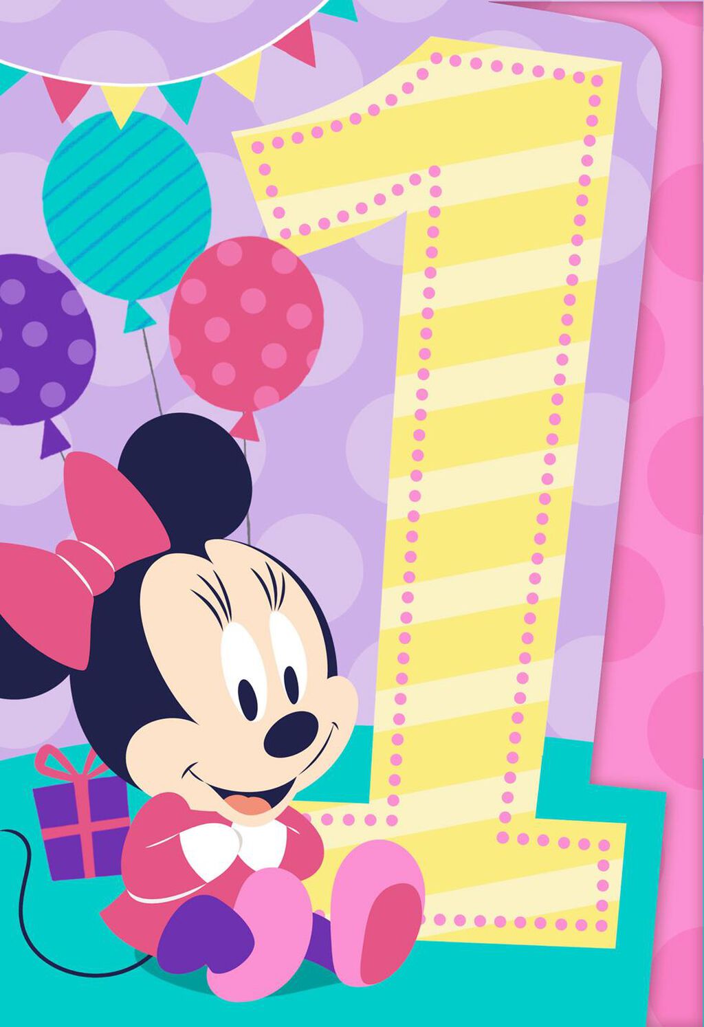 Minnie Mouse Musical 1st Birthday Card Greeting Cards Hallmark