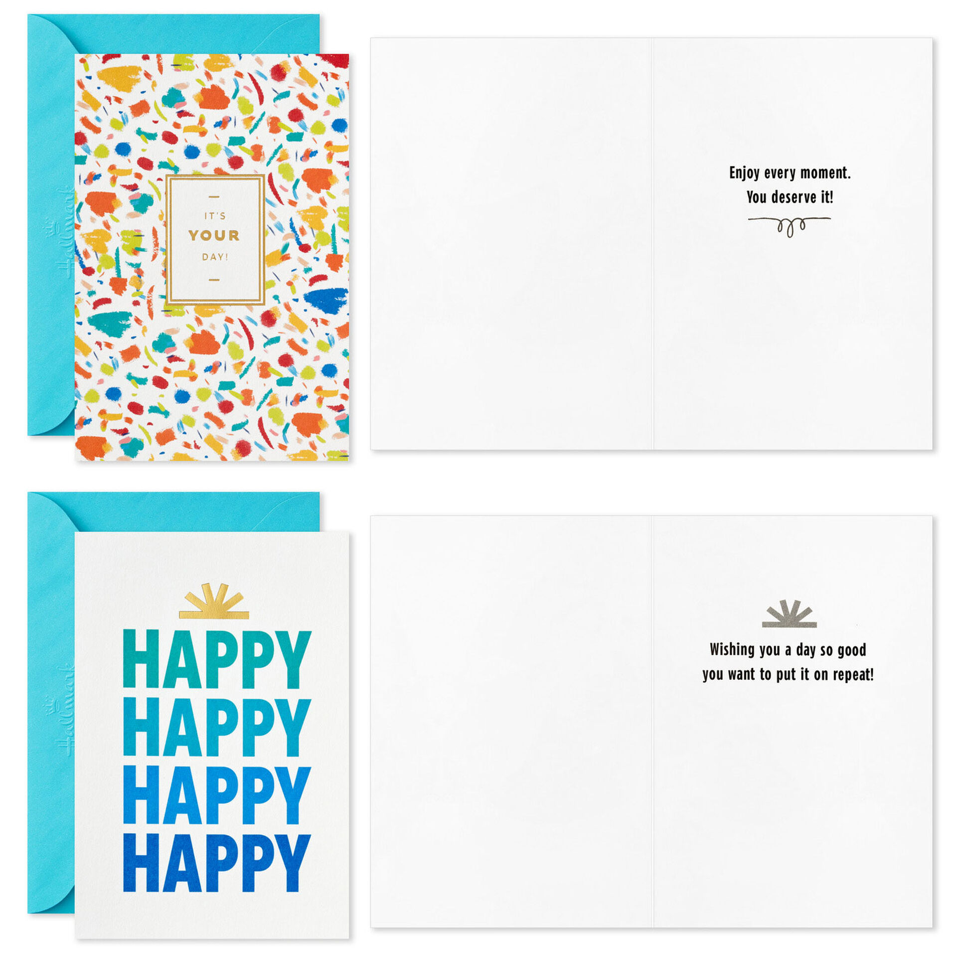 Bright Birthday Wishes Boxed Birthday Cards Assortment Pack Of 36 Boxed Cards Hallmark 