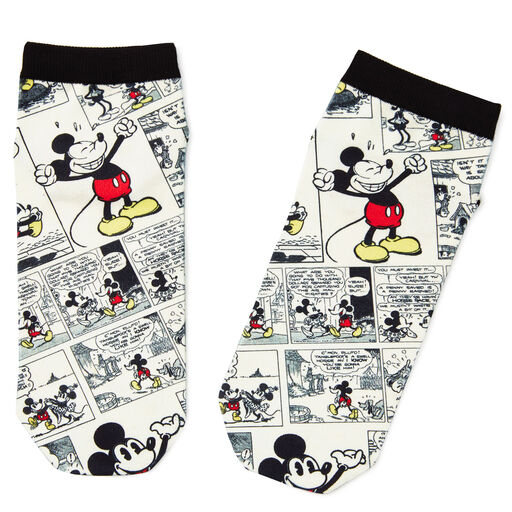 Disney Mickey Mouse Comic Strip Ankle Socks, 