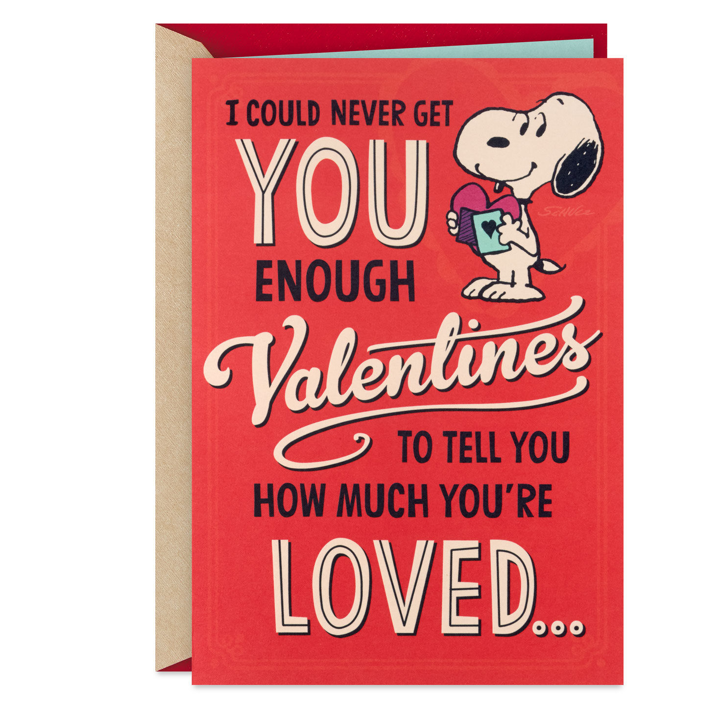 Peanuts® Gang Never Enough Love Funny Valentine's Day Card With Mini Cards for only USD 6.29 | Hallmark