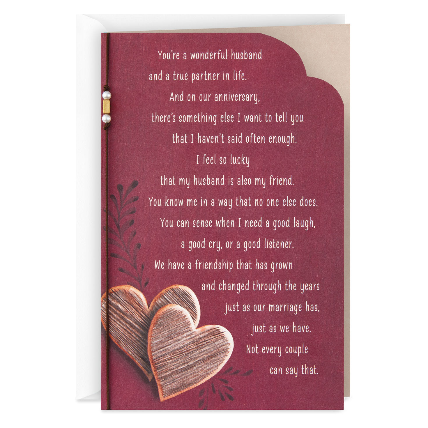 Hallmark Trifold Card Between You And Me Love Romance With Envelope Greeting Cards Invitations Rateshop Home Garden