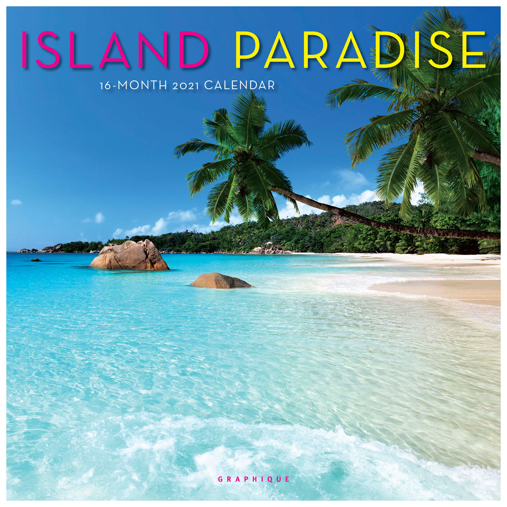 Island Paradise 2021 Wall Calendar, 16Month Calendars & Planners