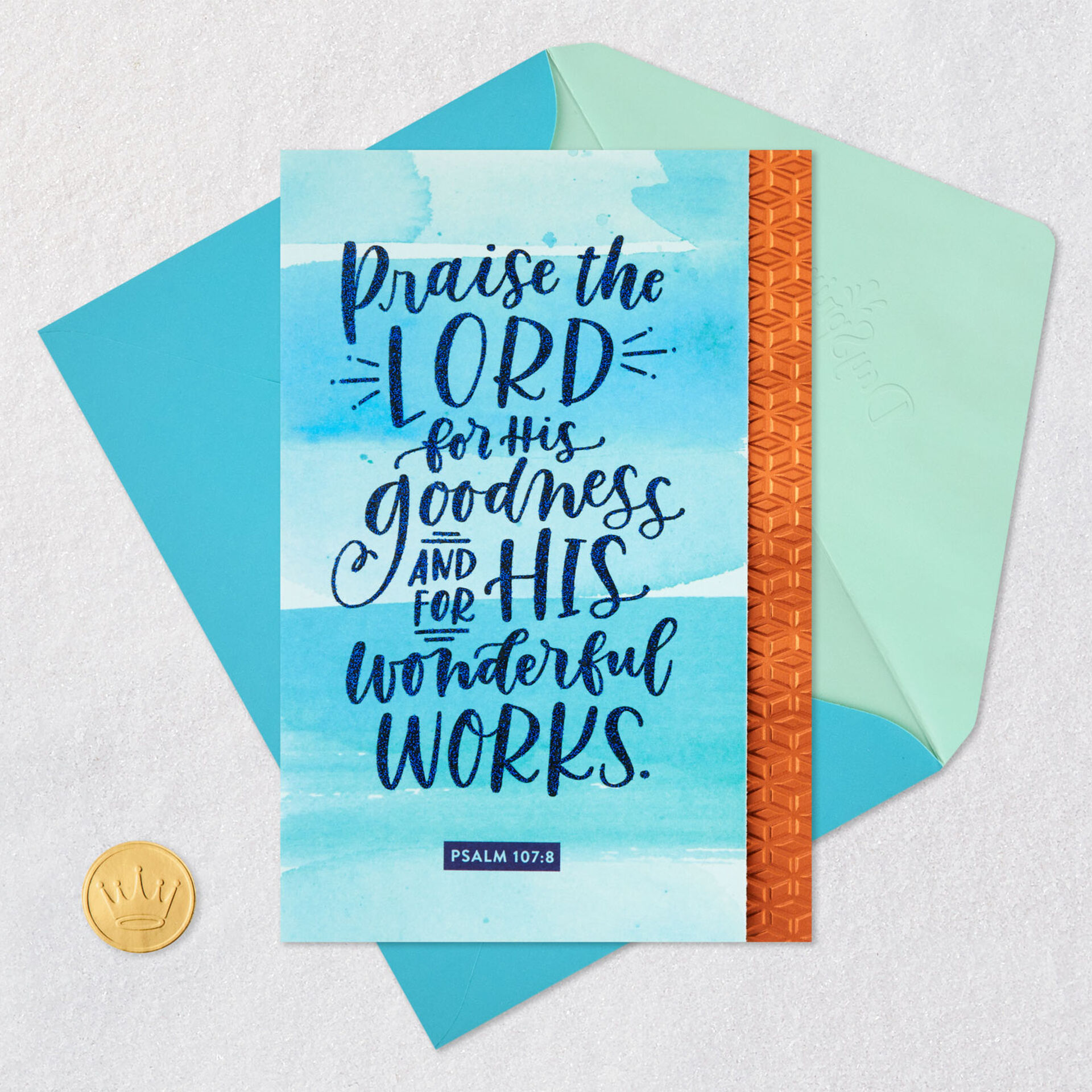 Praising God With You Religious Congratulations Card - Greeting Cards ...
