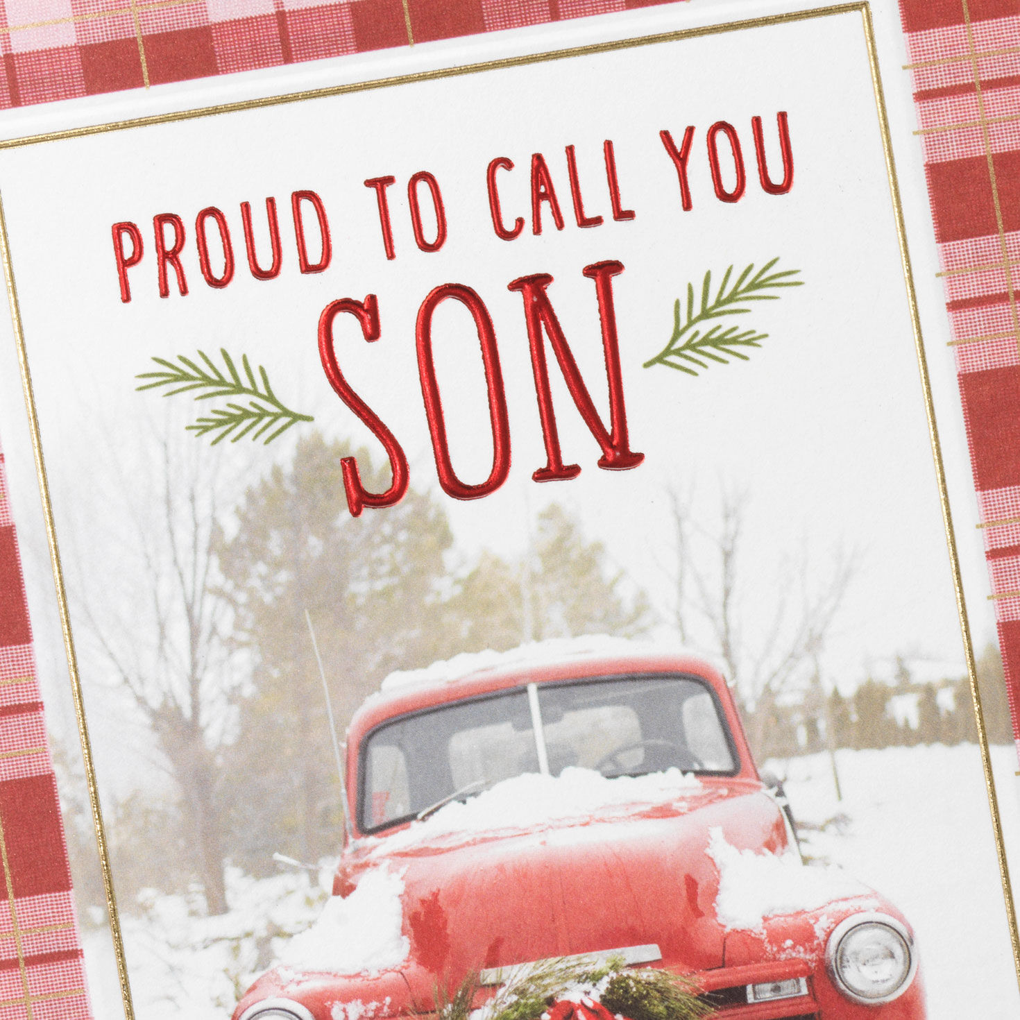 Proud to Call You Son Christmas Card for only USD 5.59 | Hallmark