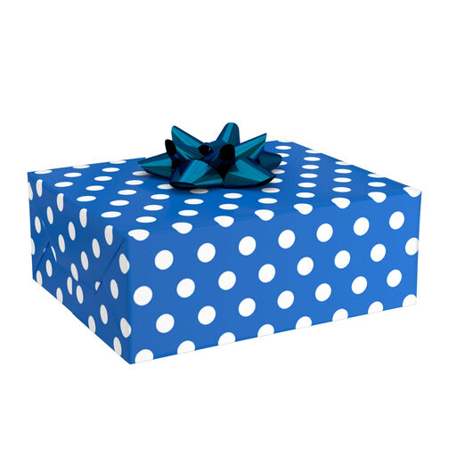 Blue Floral Wrapping Paper, 20 sq. ft. - Wrapping Paper - Hallmark