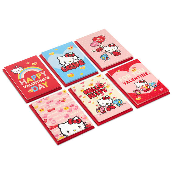 Hello Kitty Happy Day Assorted Valentine's Day Cards, Pack of 36 - Boxed  Cards