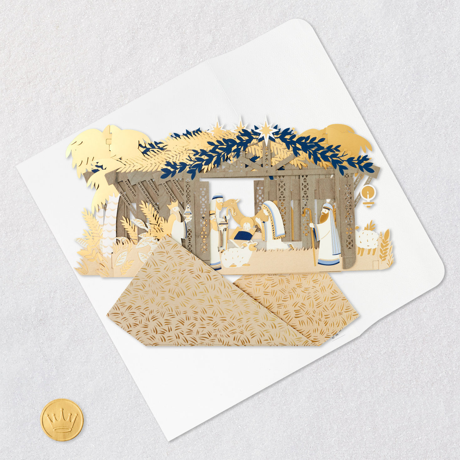 Jumbo Nativity Scene 3D Pop-Up Christmas Card for only USD 24.99 | Hallmark